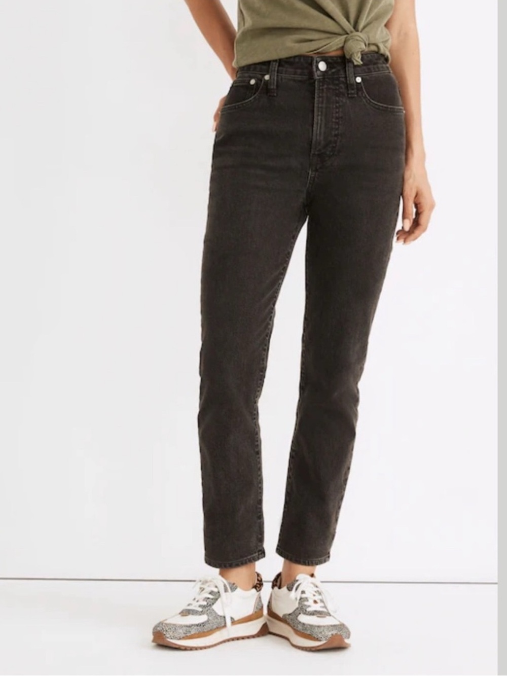 Madewell The Curvy Perfect Vintage Jean Size 24 High Rise Black Wash